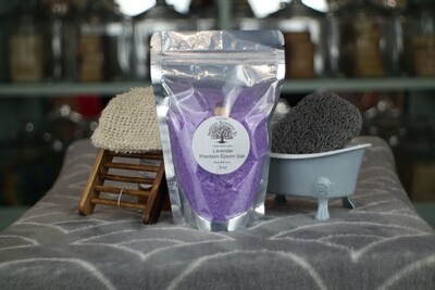 Lavender Premium Epsom Salt 8 oz
