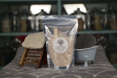 Silk &amp; Honey Premium Foaming Bath Salt 8 oz