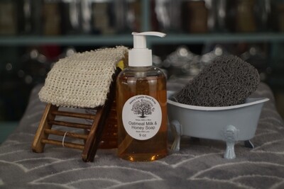 Heavy Liquid Castile Soap Oatmeal, Milk, &amp; Honey