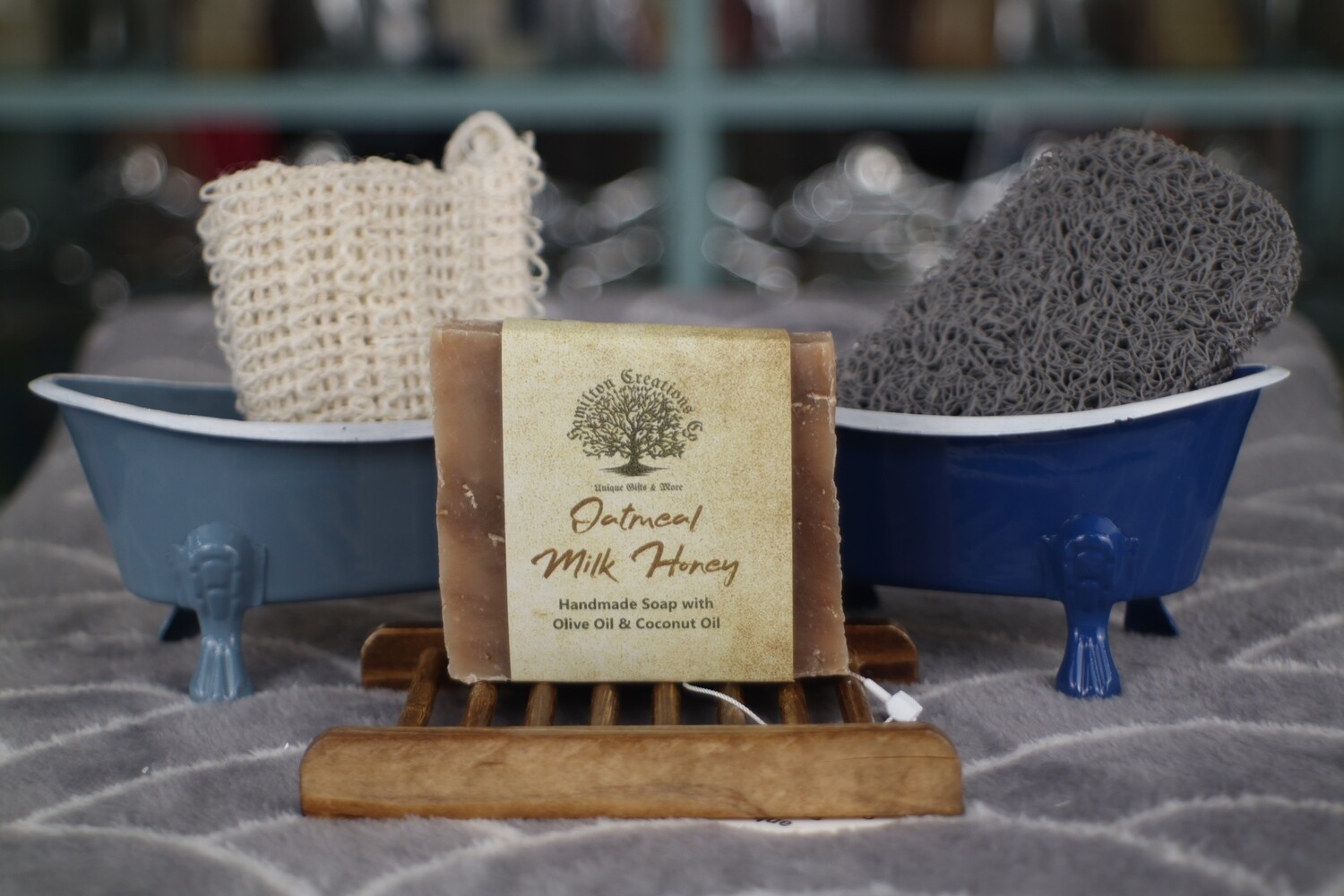 Oatmeal Milk &amp; Honey Soap (Goats Milk)
