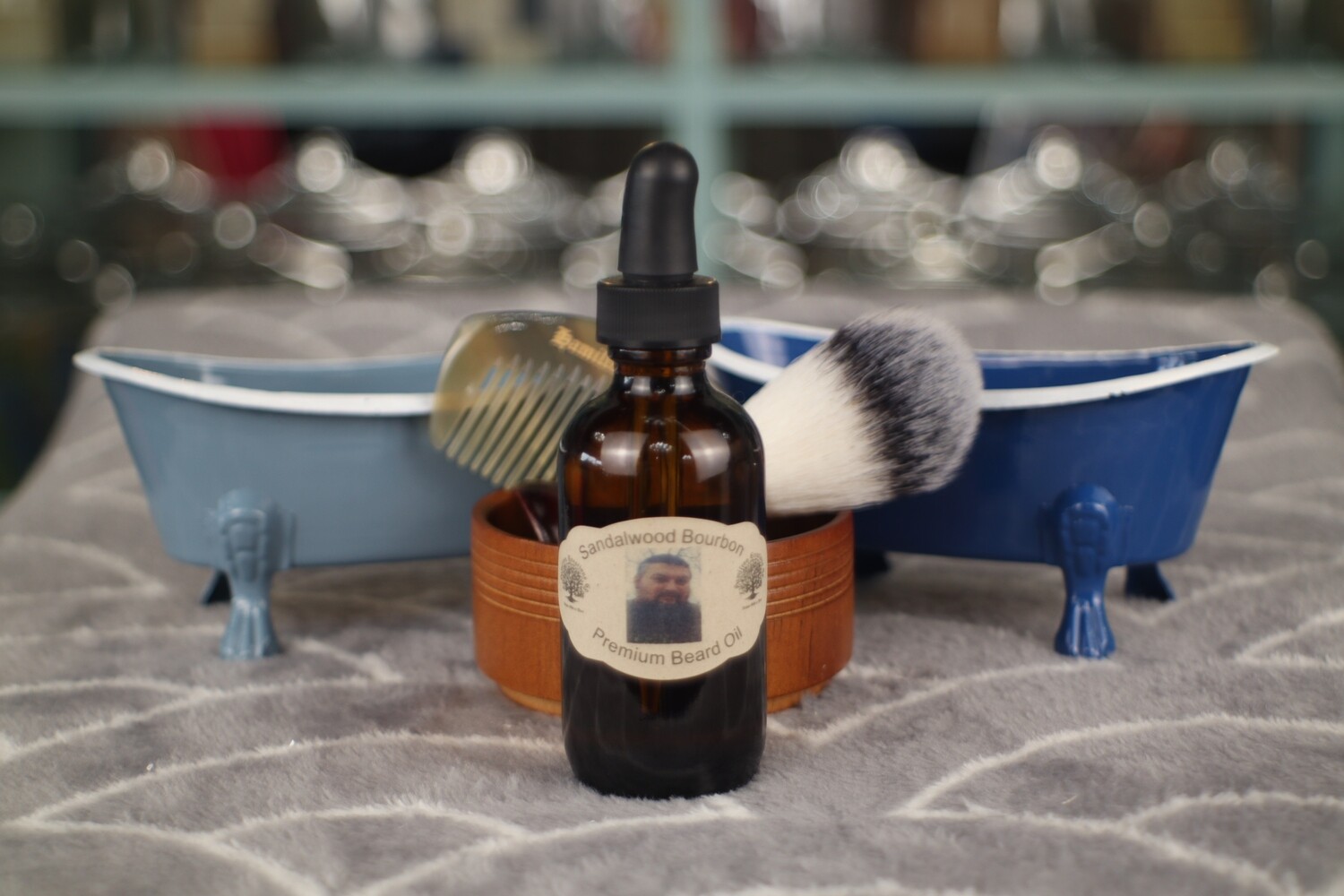 Sandalwood Bourbon Premium Beard Oil 2 OZ