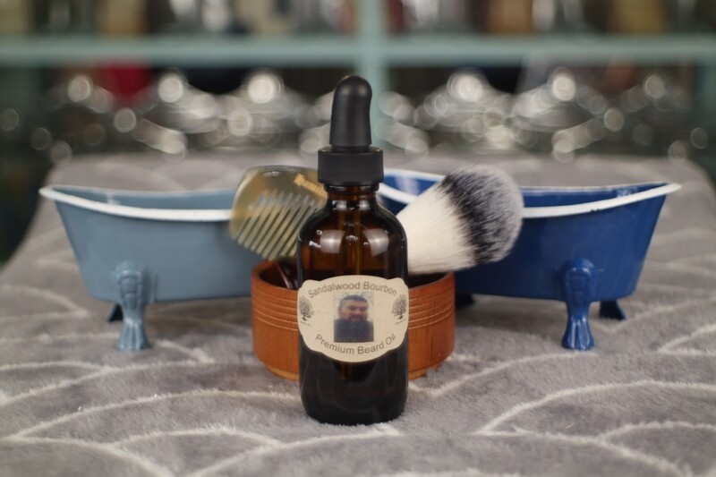 Sandalwood Bourbon Premium Beard Oil 2 OZ