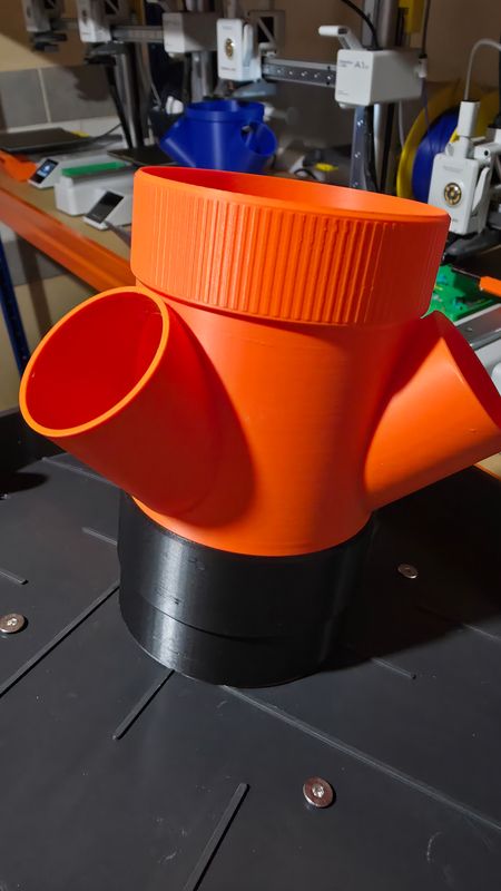 Für Selberbauer – 100 mm Adapter zur Verbindung zwischen 3D-Tower-Segment und Wasserbehälterdeckel