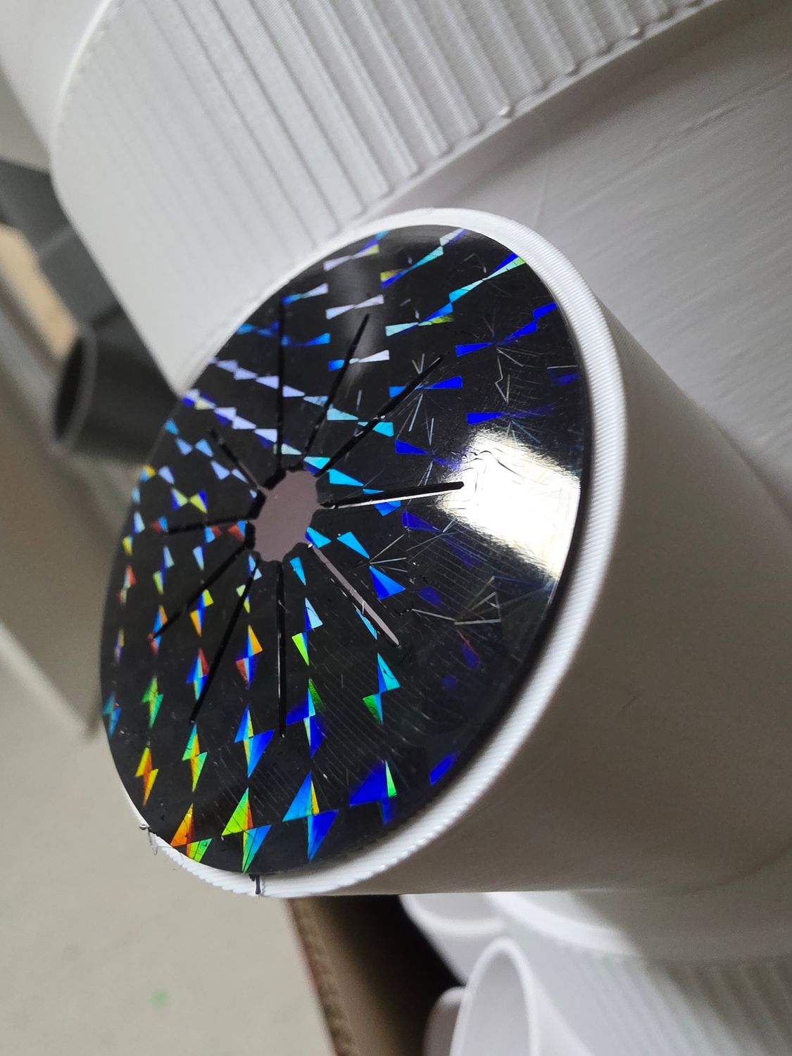 Stützring mit Schlitz für schwere Gemüsepflanzen – passgenau für den 5 cm Gitternetztopf aus dem Shop [3D-Druck].