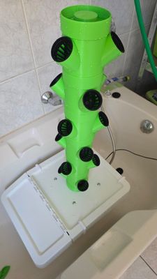 HydroTower 6+ | 37 Liter IKEA-Behälter mit Klappdeckel 🛠️ Für den Innen- und Außenbereich 🌿18 Pflanzstationen, bestehend aus 6 Segmenten. Erweiterbar um bis zu 7 weitere Segmente. HydroTower 6+ | 37 Liter IKEA-Behälter mit Klappdeckel 🛠️ Für den Innen- und Außenbereich 🌿18 Pflanzstationen, bestehend aus 6 Segmenten. Erweiterbar um bis zu 7 weitere Segmente.