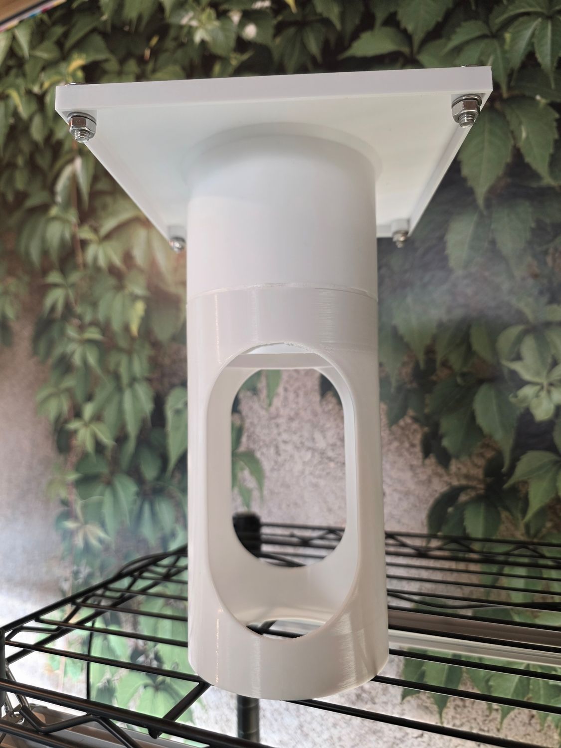 F&uuml;r Selberbauer - 100 mm Adapter zur Verbindung von Boden und Deckel f&uuml;r festen Halt beim Plastard Topf &Oslash; 40 cm und IKEA