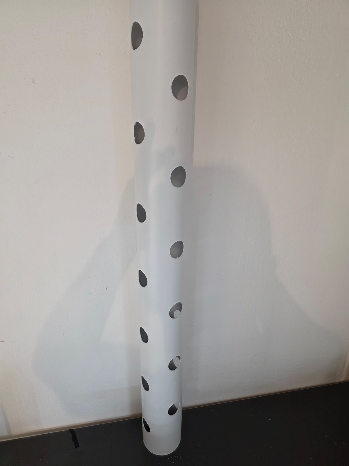 F&uuml;r Selberbauer - 100 mm Rundrohr mit vorgebohrten L&ouml;chern 1m lang