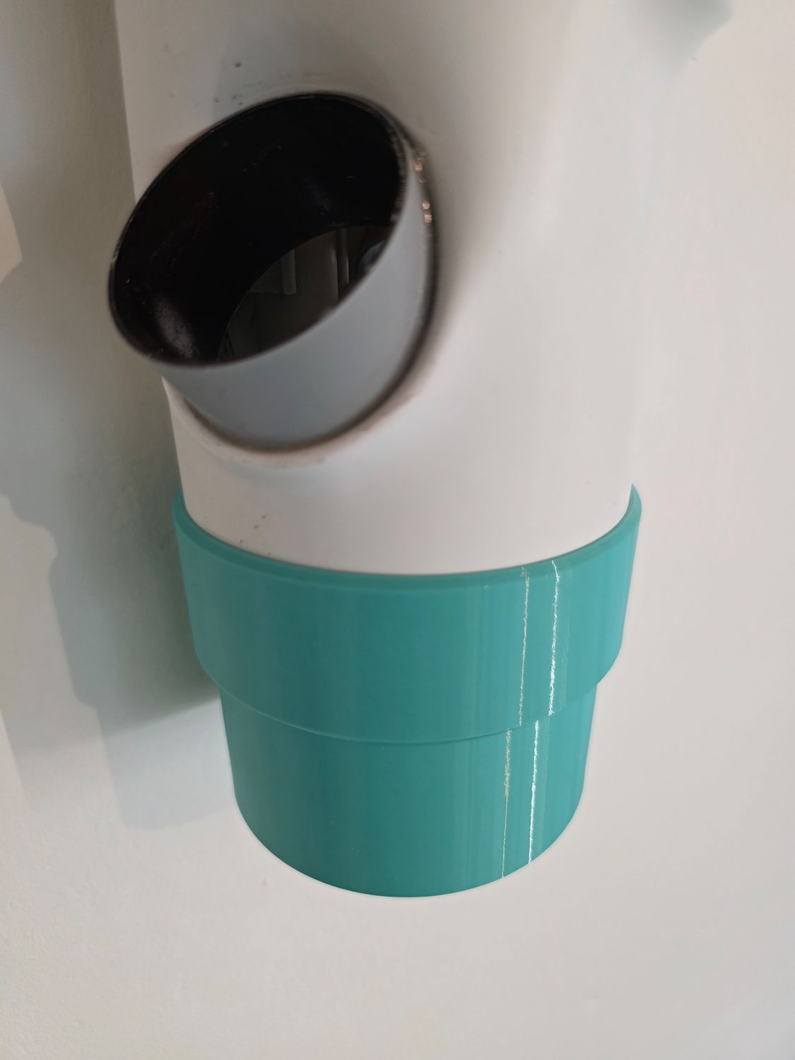 Selberbauer - 100mm Adapter zwischen handgefertigten Hydrotower und 100 mm Adapter zur Verbindung von Boden und Deckel f&uuml;r festen Halt beim Plastard Topf &Oslash; 40 cm und IKEA - Farbe m&ouml;glich!