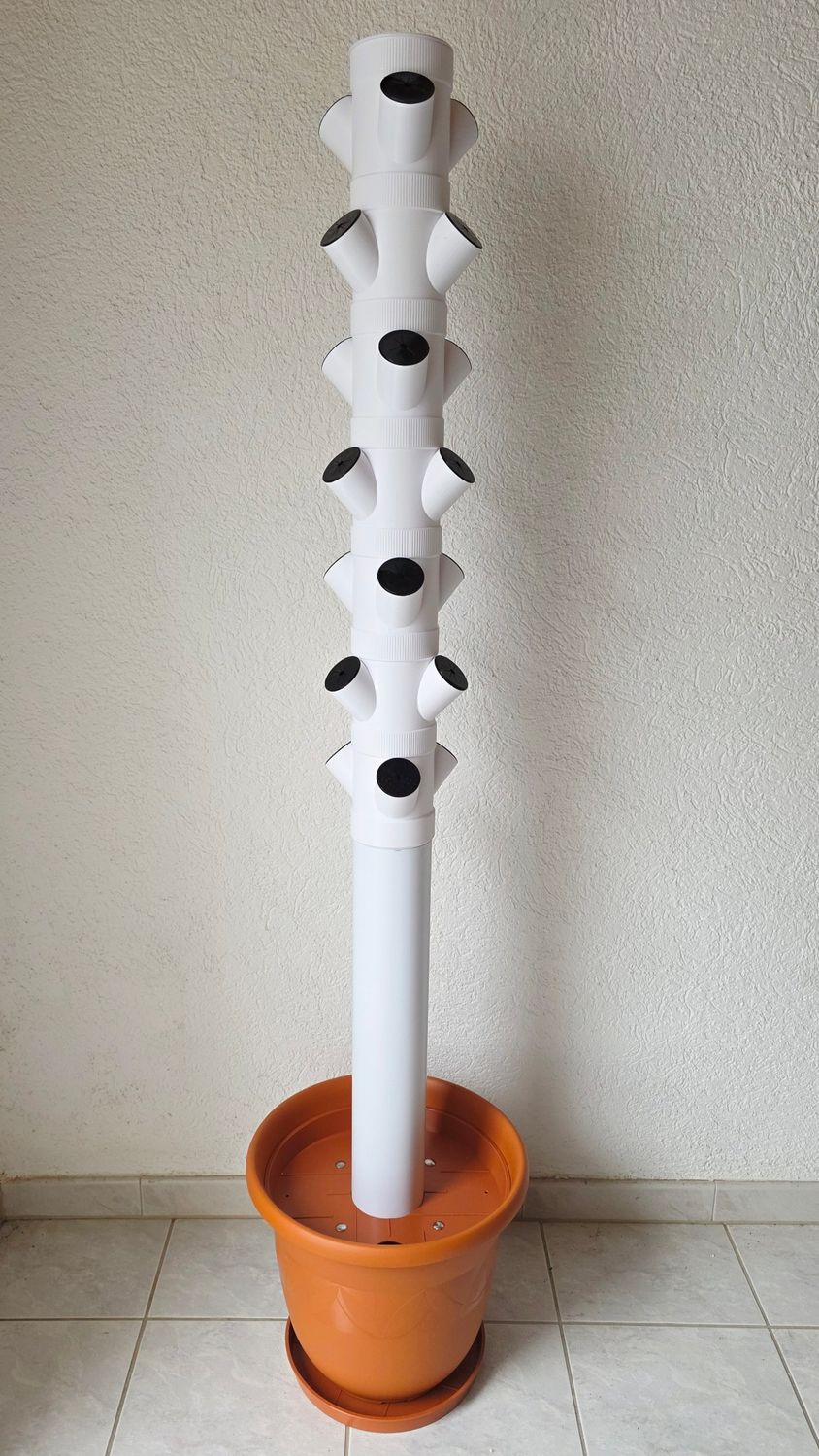 HydroFlex Tower 7+ Balkonien | 17 Liter Tank | Ab 21 Pflanzen