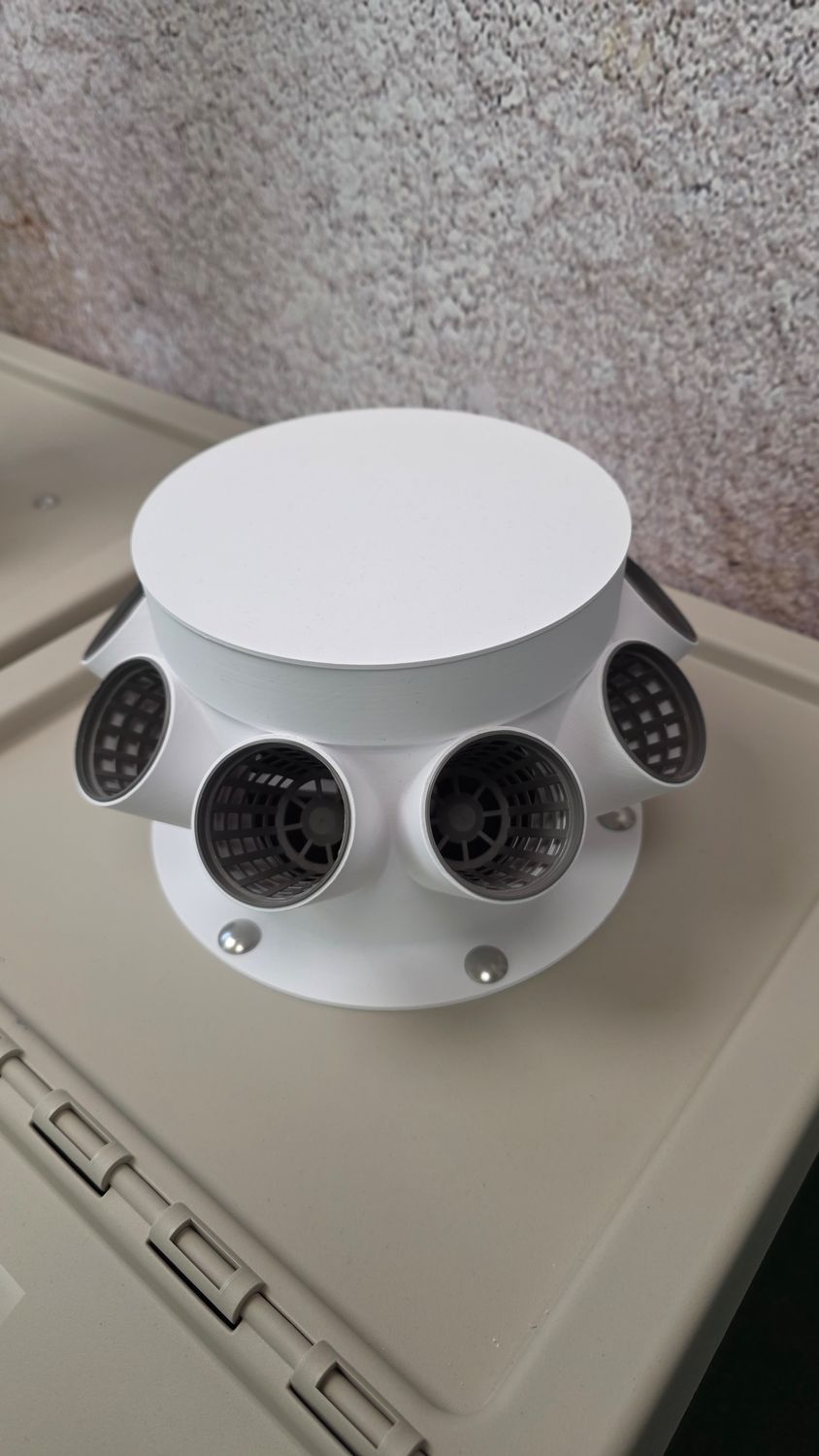 HydroFlex Tower 1+ | 37 Liter IKEA-Tank, beige, eckig