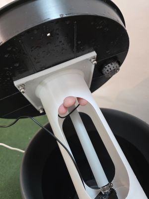F&uuml;r Selberbauer - 100 mm Adapter zur Verbindung von Boden und Deckel f&uuml;r festen Halt beim Plastard Topf &Oslash; 40 cm und IKEA