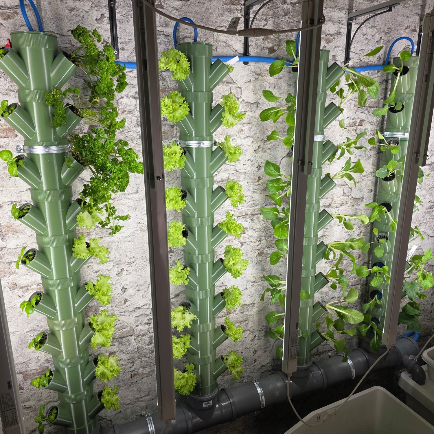 Wandmontage | Tower-Segmente ab 2 Pflanzpl&auml;tze. F&uuml;r Selberbauer!