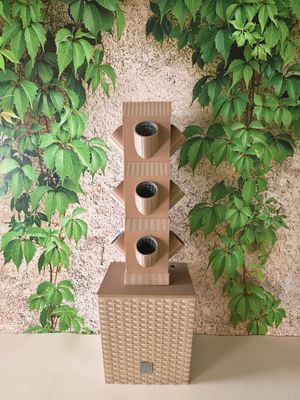Kräuterturm Quadrato Trio | 9 Liter Tank, 9 Pflanzen Kräuterturm Quadrato Trio | 9 Liter Tank, 9 Pflanzen