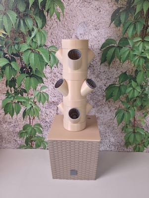 ⭐Pakete | Kr&auml;uterturm Rotondo Trio | Set 3+1 | 9 Liter Tank, 36 Pflanzen