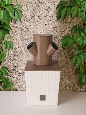 ⭐Pakete | Kr&auml;uterturm Rotondo Uno | Set 3+1 | 6 Liter Tank, 12 Pflanzen