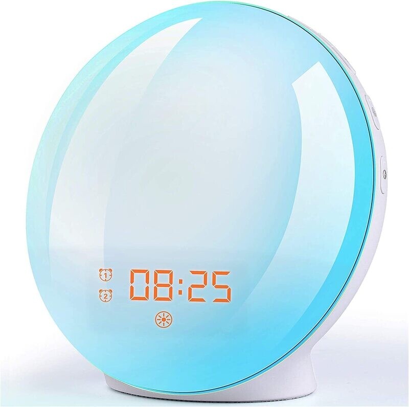 Fitfort Wake up light - Digitale wekker - Lichte wekker met simulatie van zonsopgang en zonsondergang voor beter slapen