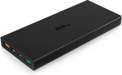 AUKEY PB-T9 Quick Charge 3.0-Powerbank-16.000 mAh- Micro USB ingang- 2 USB uitgangen voor iPhone , Samsung , iPad, LG, HTC