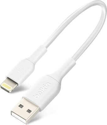 Belkin MIXIT On-the-Go Apple iPhone Lightning naar USB Kabel - 15 cm - Wit