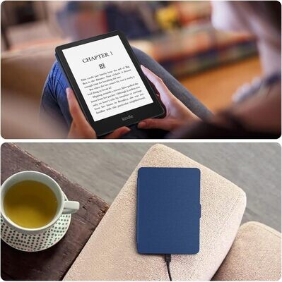 Stoffen hoes voor Kindle - Blauw