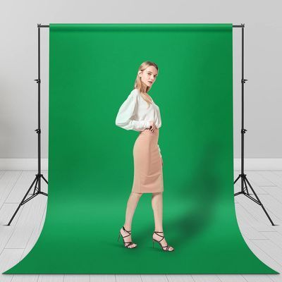 Ombar LN-B001 -  achtergronddraagsysteem - 2 x 3 m - Professioneel achtergrondsysteem - wit, zwart, groen