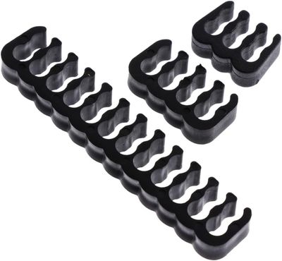 Kabelkam - 7 stuks - kabelkammen - computerkabelkam - kabelorganizer - netsnoeradapter