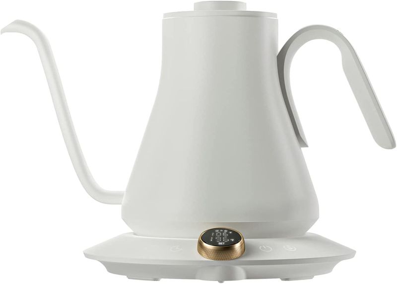 Cocinare FLOW CEK-201 - Zwanenhalsketel - Gooseneck Kettle - wit