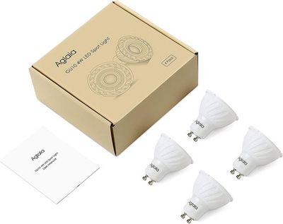 2 stuks -Aglaia LT-S8 Spotlight GU10 4W LED-lampen - Halogeen-equivalent 32 W - 3000 K warmwit - 340 LM per lamp (4 lampen per set)