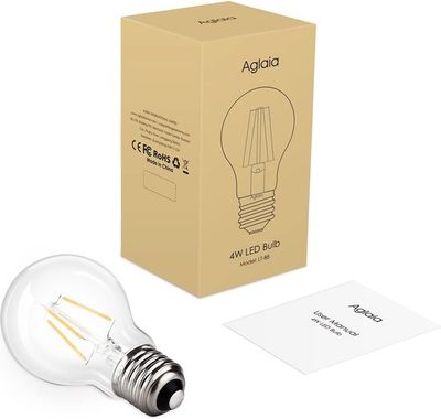 Aglaia Retro-design LED-lamp LT-B8 - E27, 4 W, 400 lumen - warm wit - [Energieklasse A] - set van 6-stuks