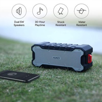 AUKEY Bluetooth-luidspreker Dual-driver 30 uur levensduur van de batterij, waterbestendig