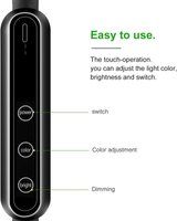 ICOCO Vloerlamp - Staande lamp - 9 W - dimbare led-vloerlamp - afstandsbediening met 5 kleurtemperaturen en 5 helderheidsniveaus - geschikt voor woonkamer, studiekamer of kinderkamer