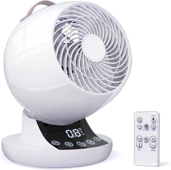 Fitfort KF-1879 Ultrastille Turbo Koelventilator – Luchtcirculatiepomp met Sterke Windkracht en Stil Design