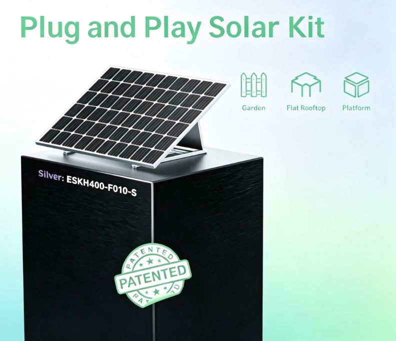 400W Plug &amp; Play Solar Kit – Balkon Zonnepaneel met KSENG Verstelbare Beugel &amp; WiFi