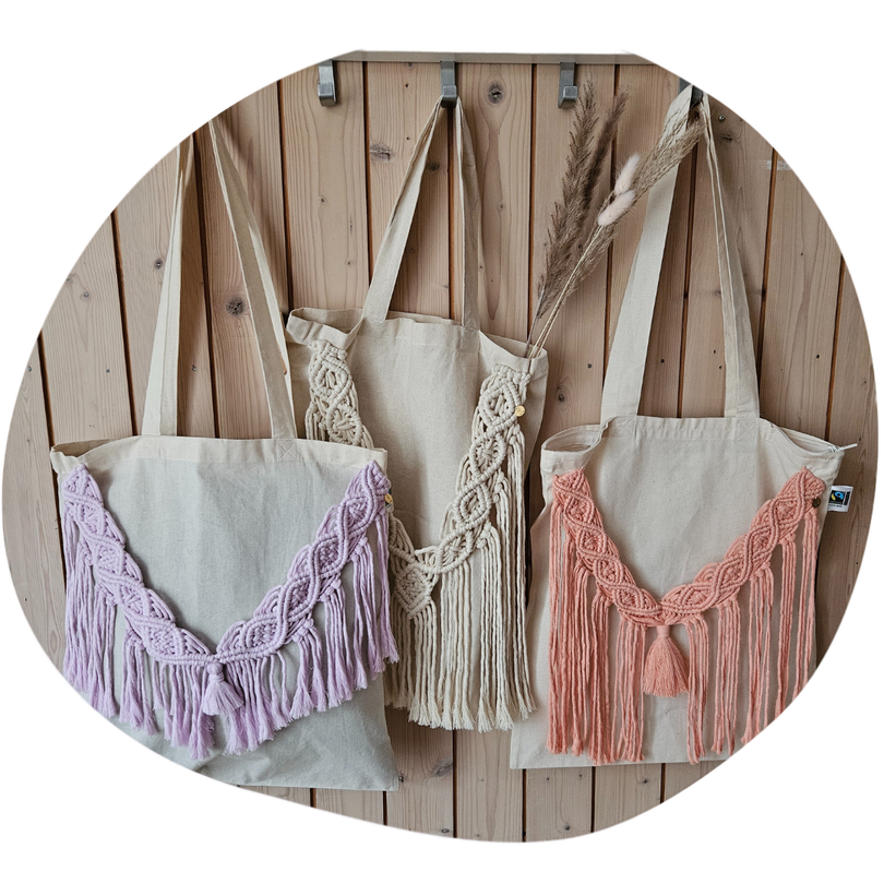 Makramee Bag Stofftasche