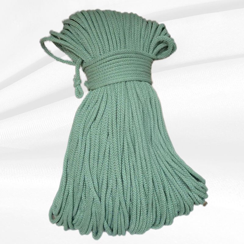 Giza Air Makramee & Häkelgarn 5 mm | Eucalyptus Giza Air 5 mm Eucalyptus – Premium Luxus Garn für Makramee & Häkeln in der Schweiz