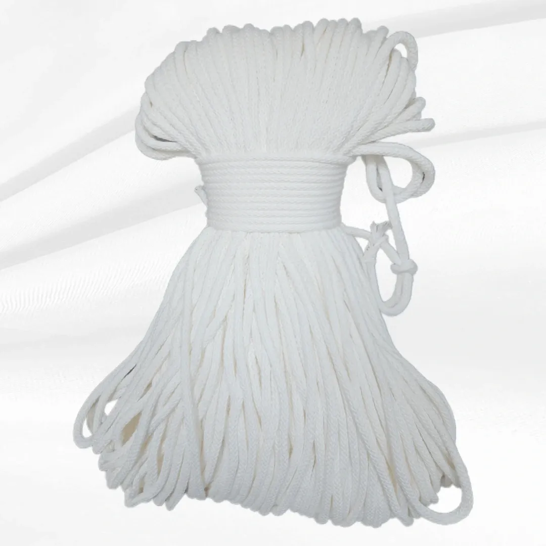 Giza Air 5 mm Off-White – Luxus Garn für Makramee &amp; Häkeln in der Schweiz