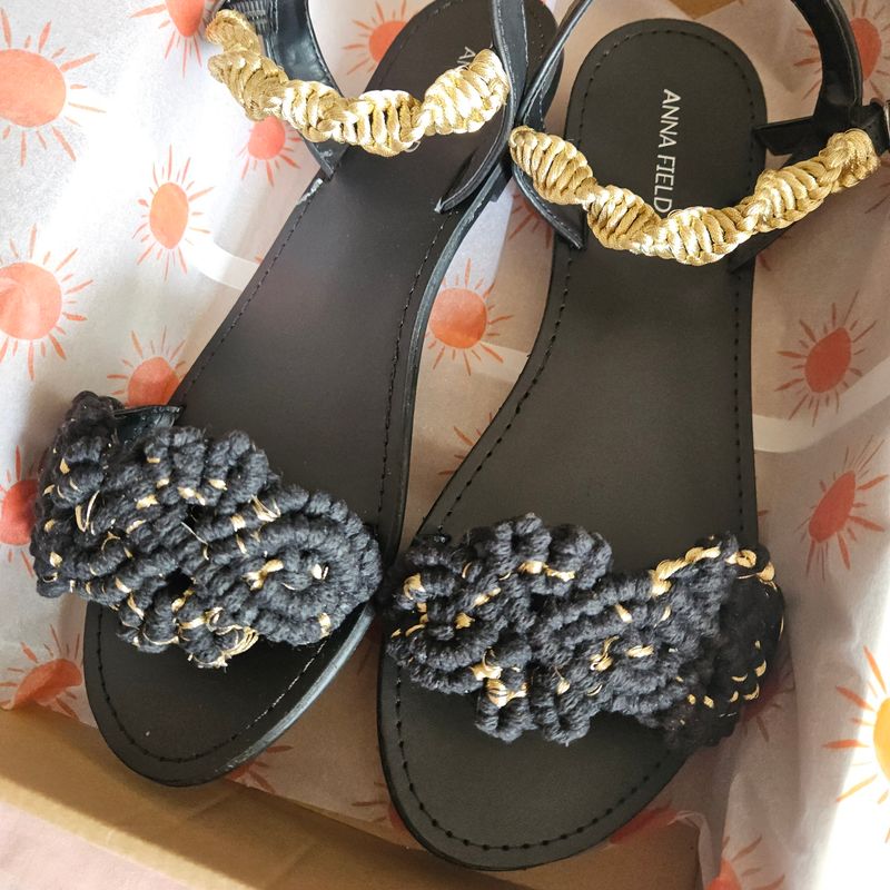 Sandalen personalisieren | Makramee Wunschdesign