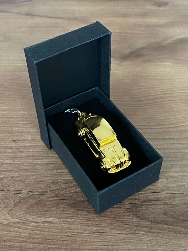 VW Kever Sleutelhanger Bronskleurig / Goud / Zilver + Luxe verpakking