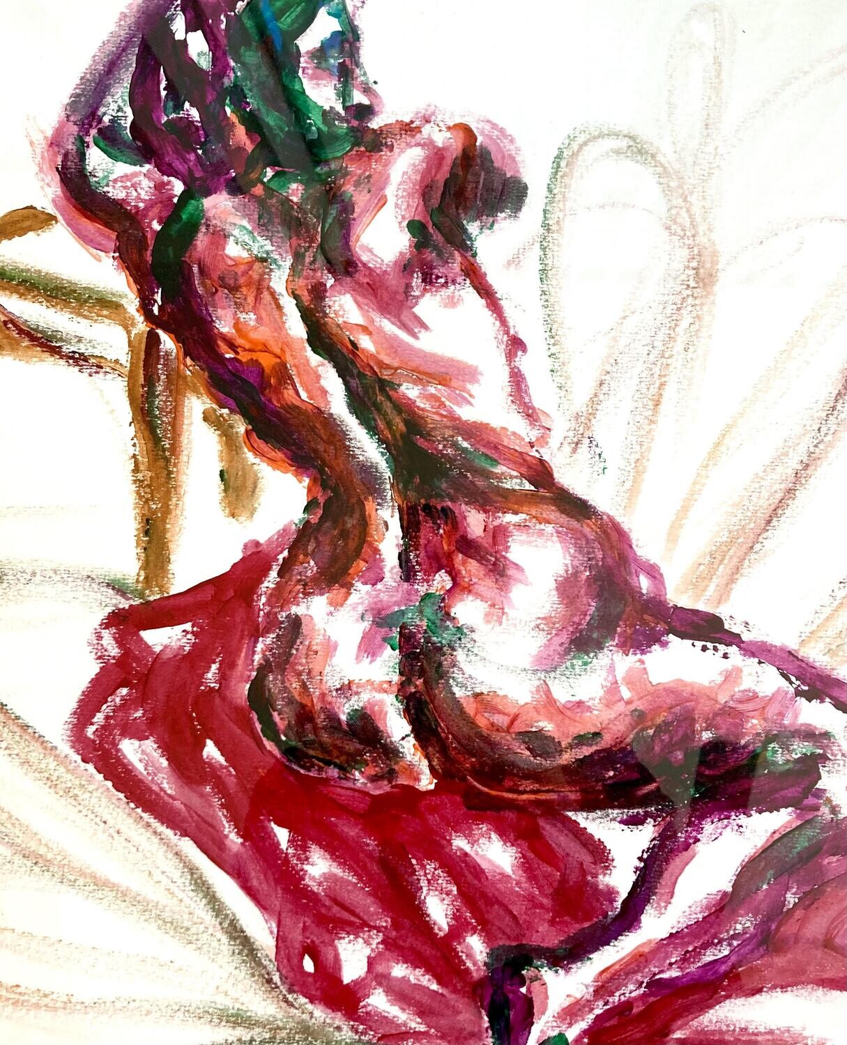 Colorful nude