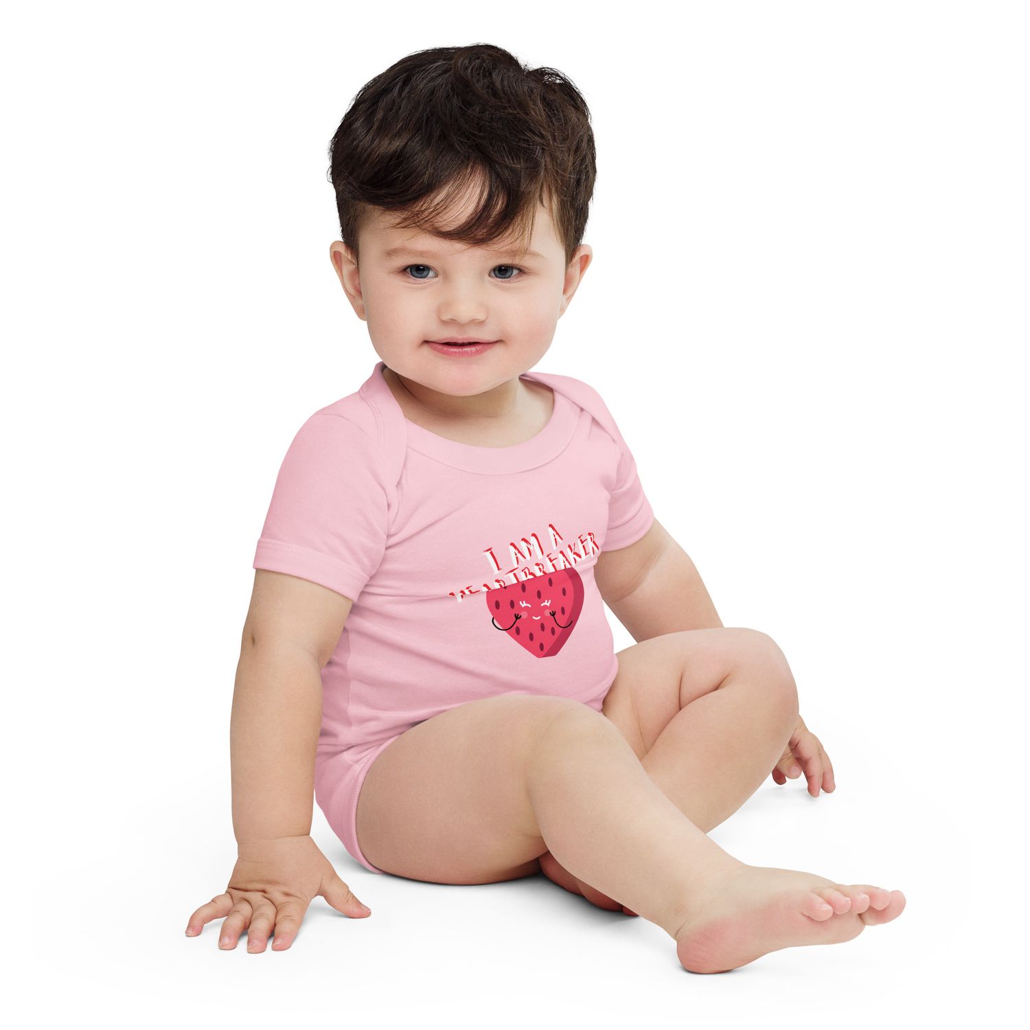 I AM  a Heartbreaker / Baby short sleeve one piece