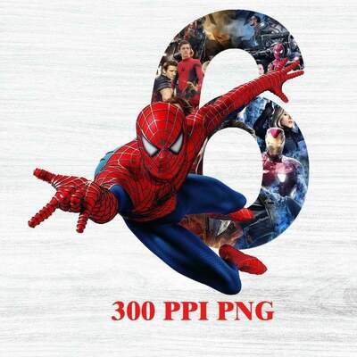 Spiderman Birthday Svg