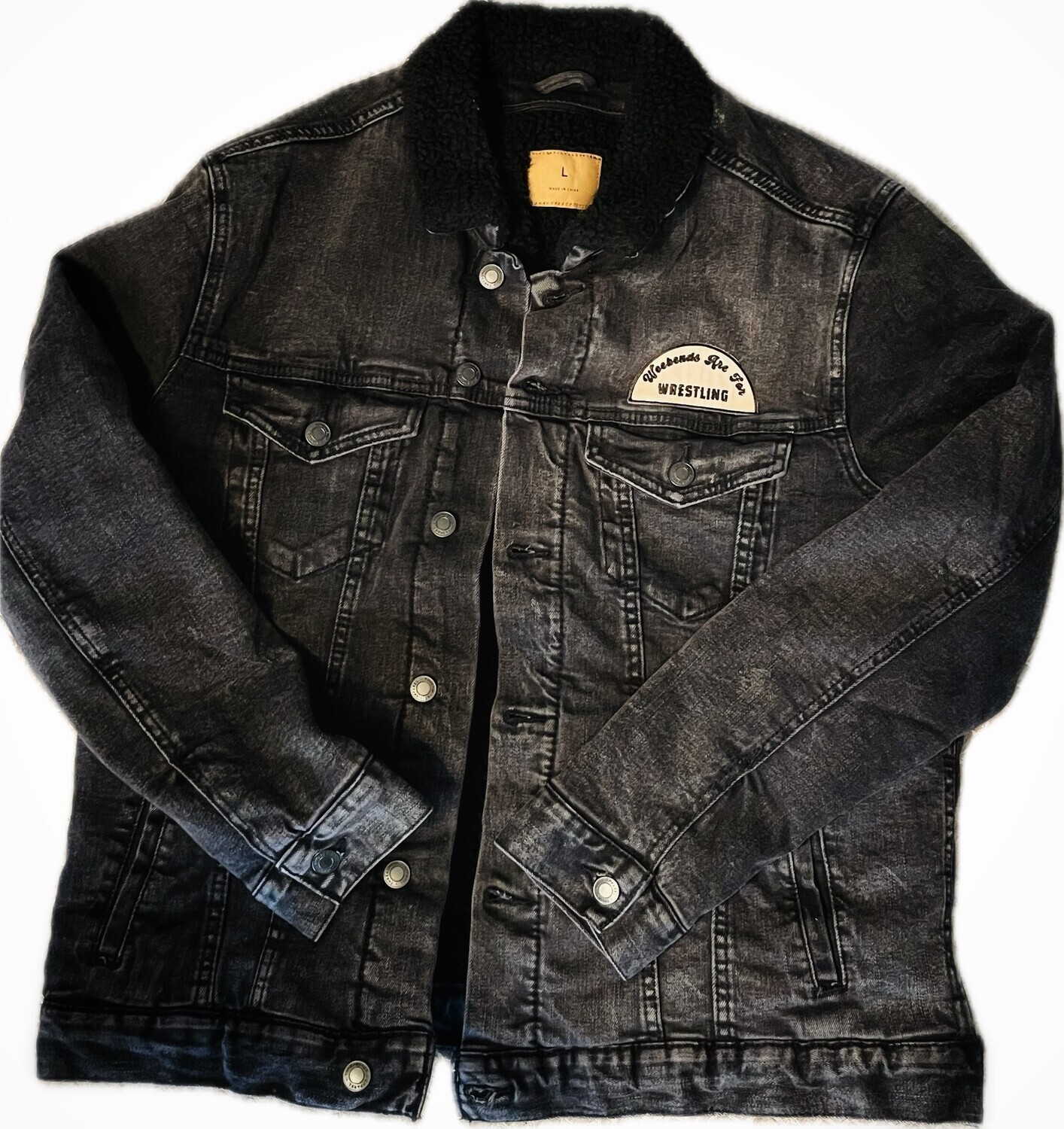 Weekends are for Wrestling Sherpa Jacket