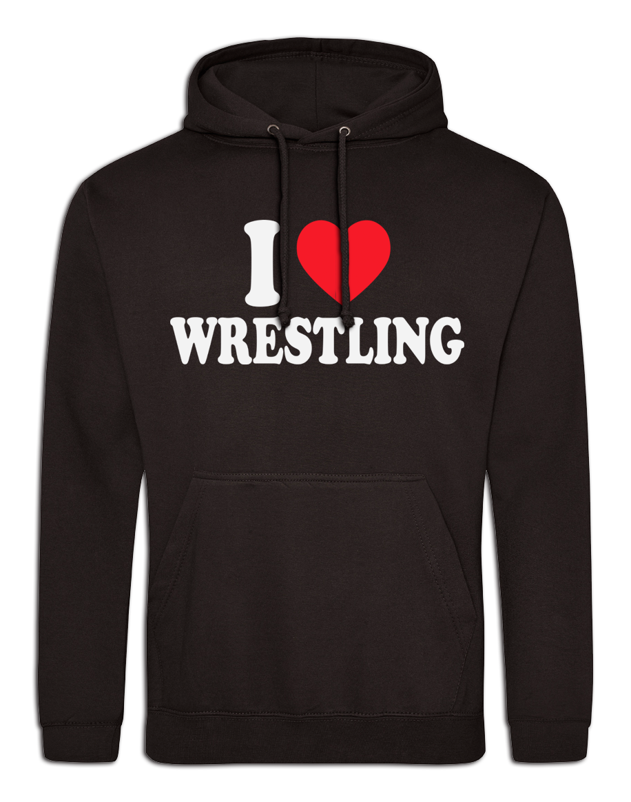 I Heart Wrestling Hoodie