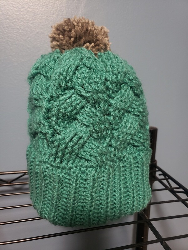 Thick Braided Winter Hat