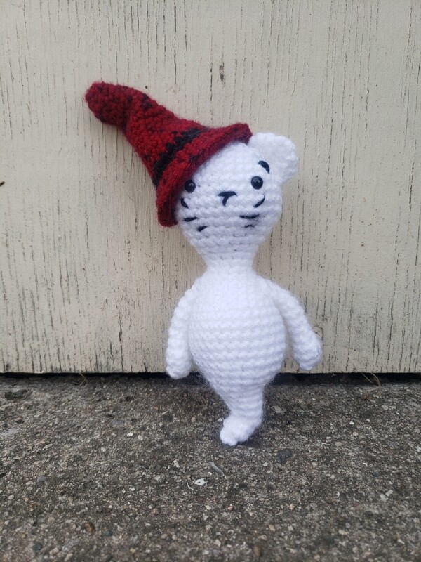 Stuffed Ghost Cat