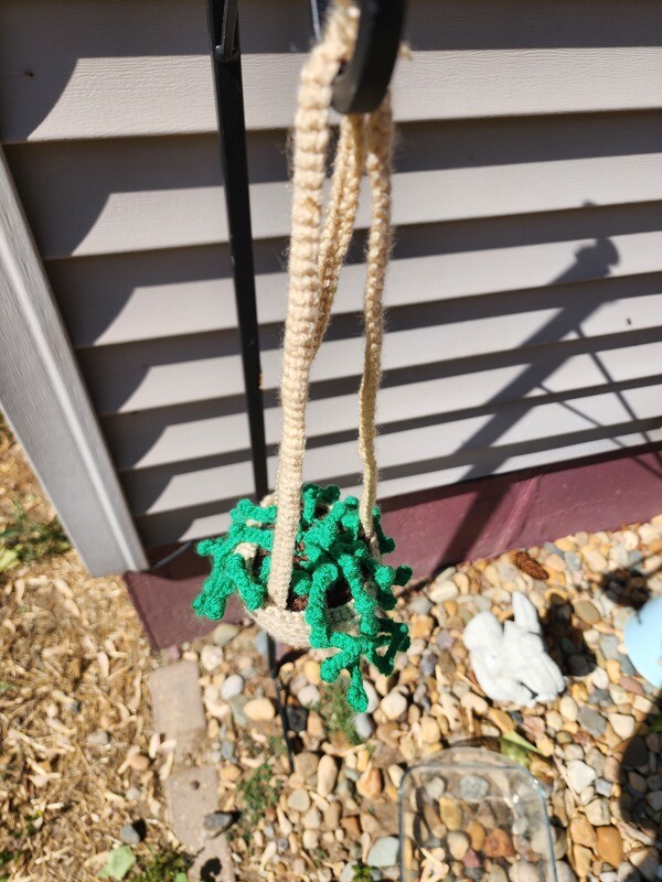 Stuffed Hanging Plant