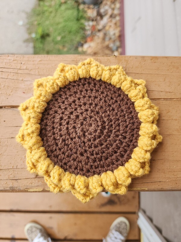 Sunflower Coaster