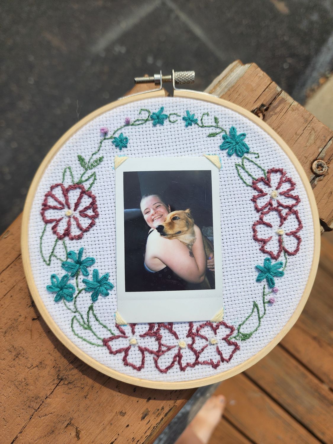 Embroidered Frame