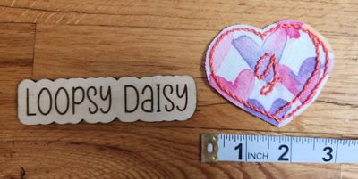 Sweetheart Alphabet Iron-on Patch