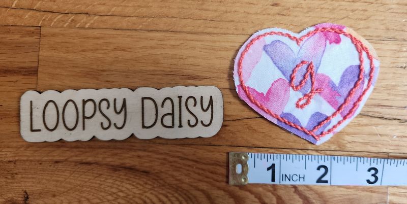 Sweetheart Alphabet Iron-on Patch