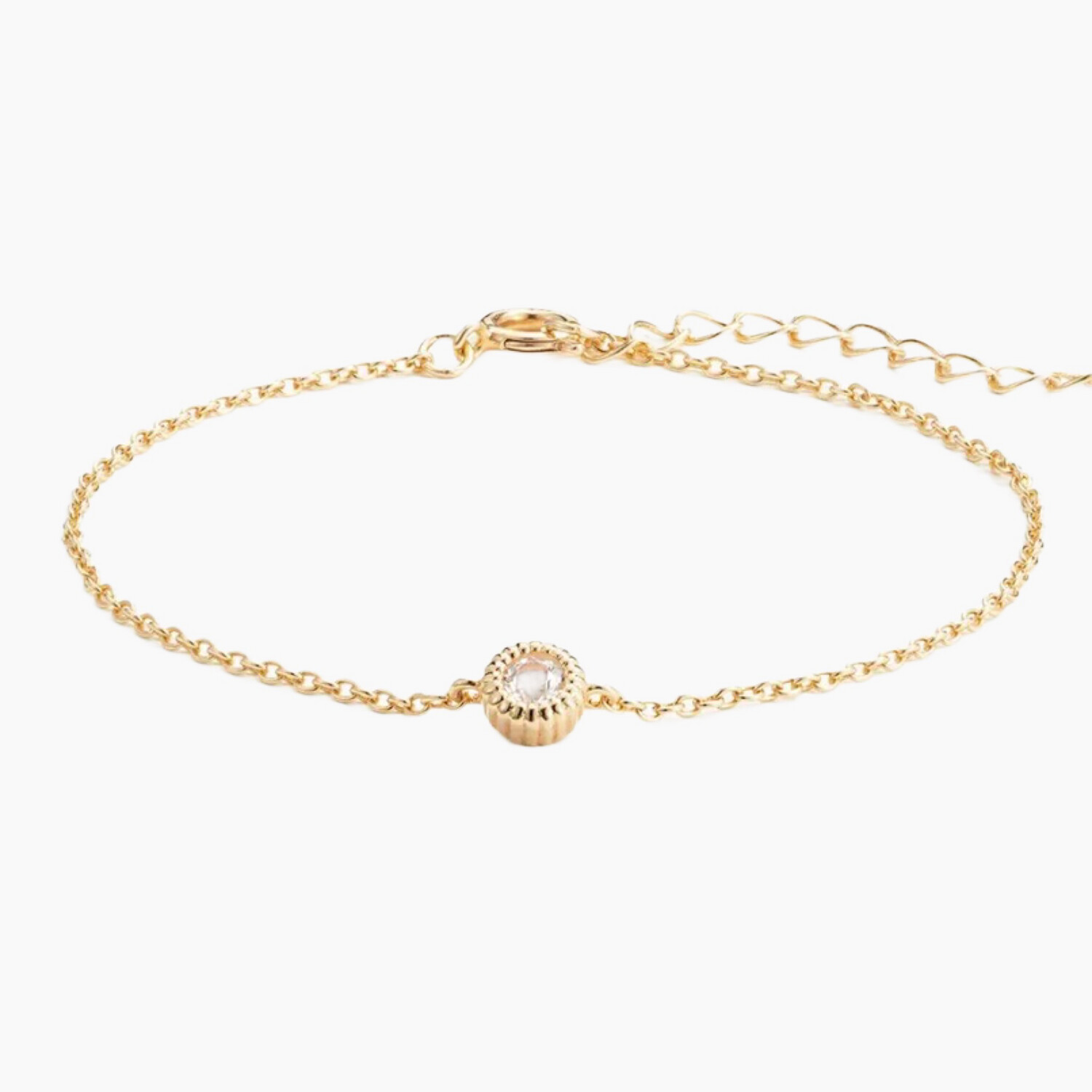 Crystal Unique Bracelet In Gold